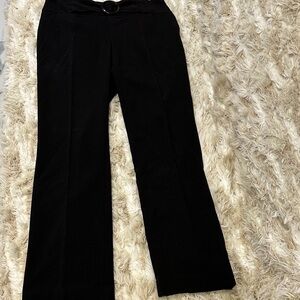 Anne Klein Black Straight Leg Pants